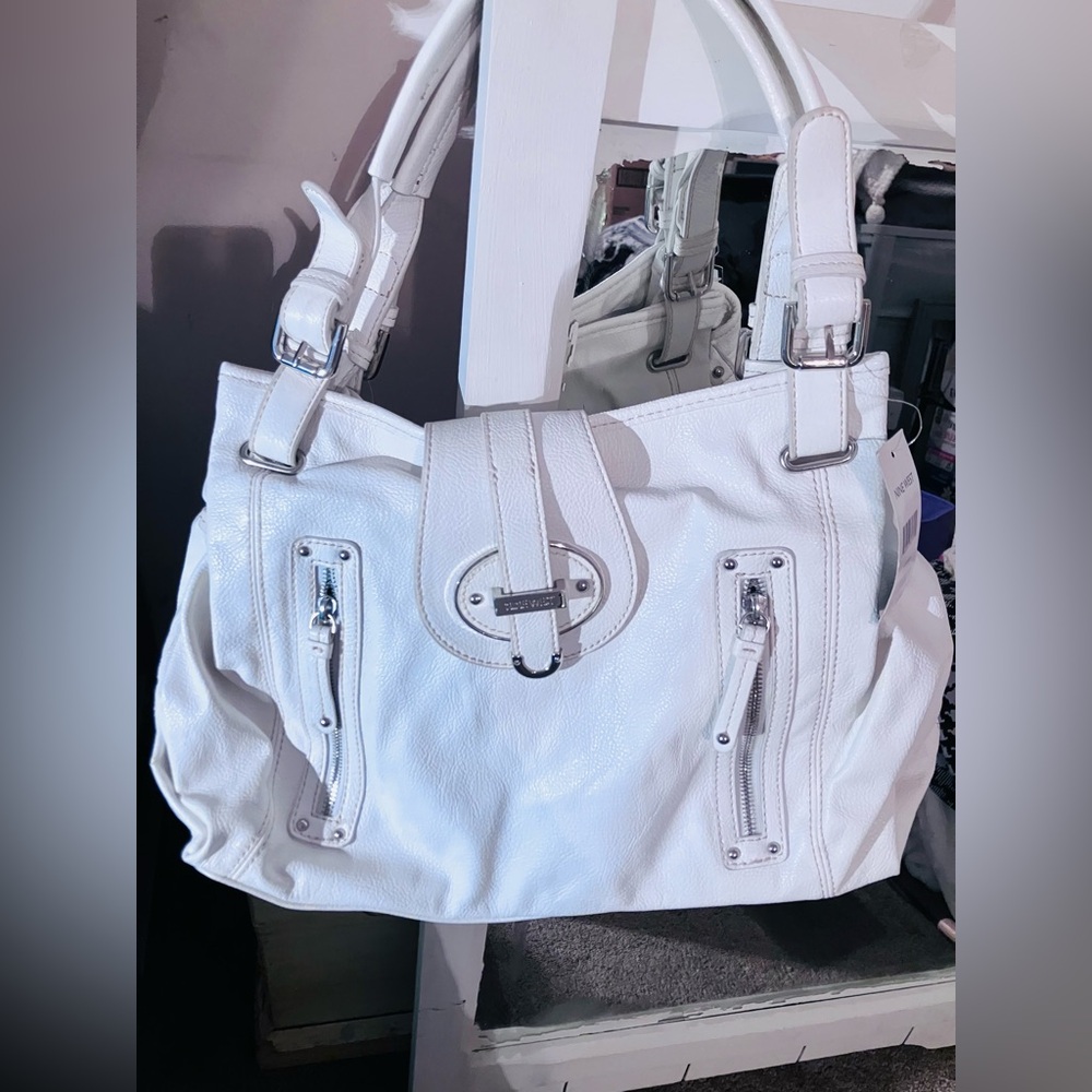 Elegant White Women's Nine West Handbag